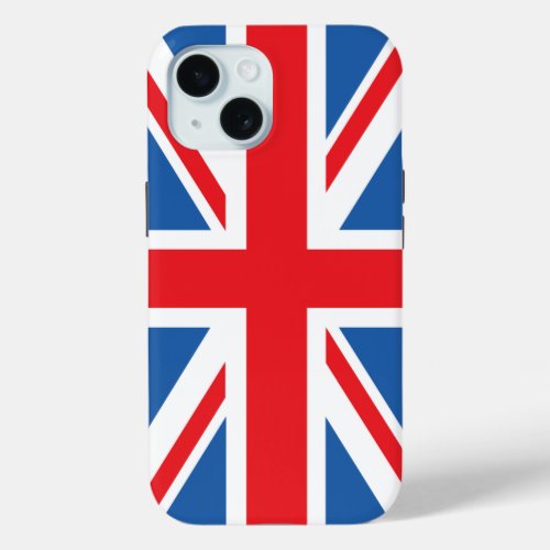 Union JackFlag Design iPhone 15 Case