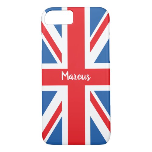 Union JackFlag Design Personalized iPhone 87 Case