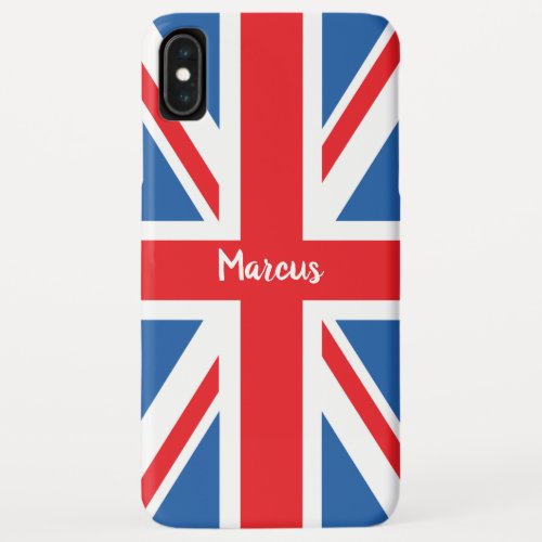 Union JackFlag Design Personalized iPhone XS Max Case