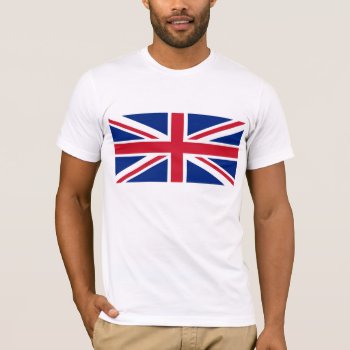 Union Jack Flag Design T-shirt by Kjpargeter at Zazzle