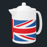 Union Jack/Flag Design Teapot<br><div class="desc">Union Flag (also known as the Union Jack),  British flag in red,  white and blue.</div>