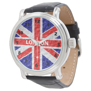 Union Jack Flag Design Watch