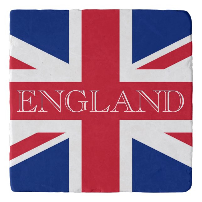 Union Jack Flag England coastercnt Trivet (Front)
