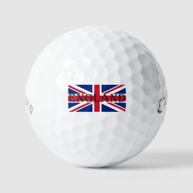 Union Jack Flag England css gbt Golf Balls (Front)