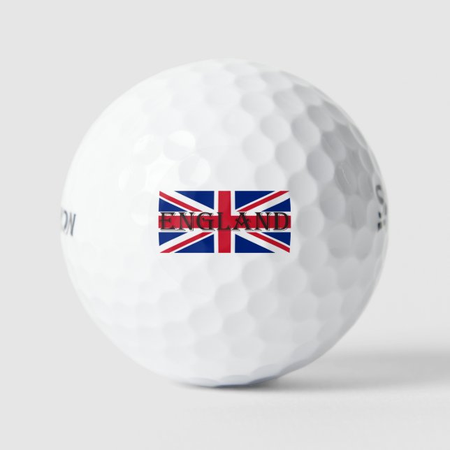 Union Jack Flag England ssf gbcnt Golf Balls (Front)