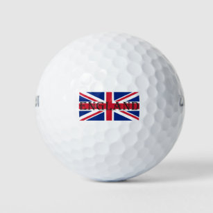 Union Jack Flag England wu gbcnt Golf Balls