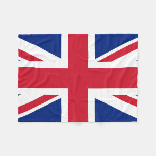 Union Jack Flag fbt Fleece Blanket