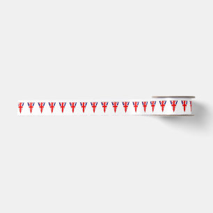 Union Jack Flag Flag As Bunting Triangle Satin Ribbon