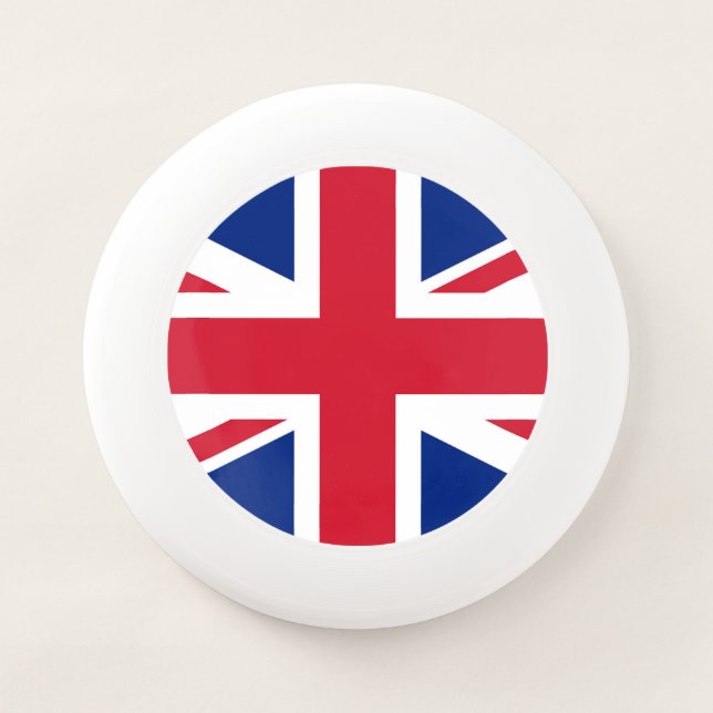 Union Jack Flag frcnt Wham-O Frisbee (Front)