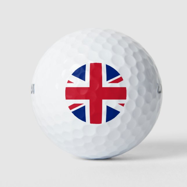 Union Jack Flag gbcn arc2 Golf Balls (Front)