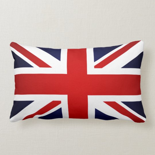 Union Jack Flag Great Britain British Union Jack Lumbar Pillow