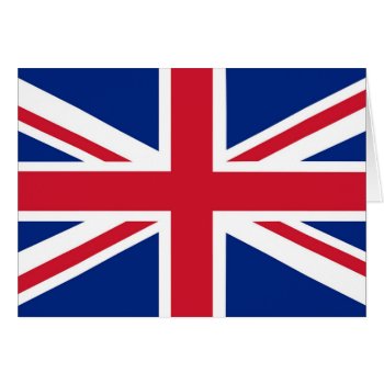 Union Jack Flag Greeting Card by Kjpargeter at Zazzle