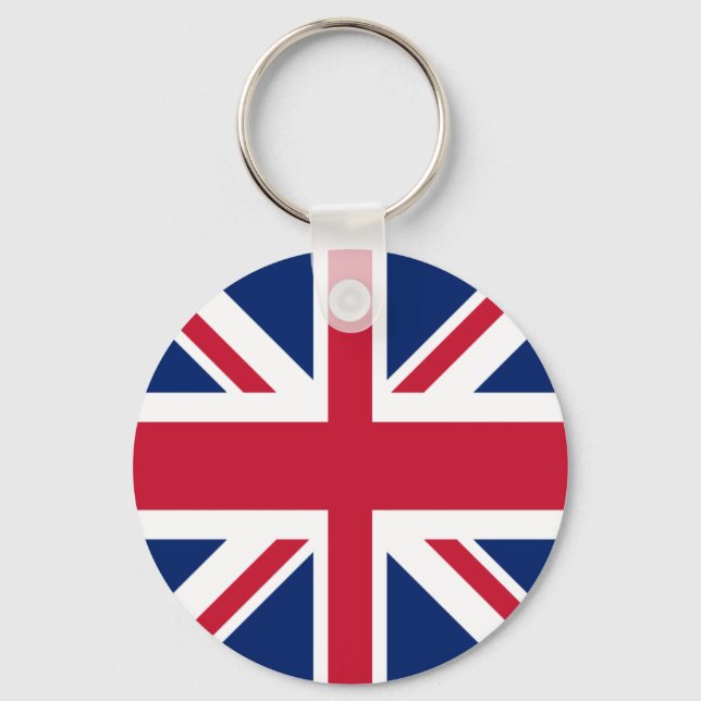 Union Jack Flag Keychain (Front)