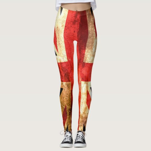 Union Jack Flag Leggings