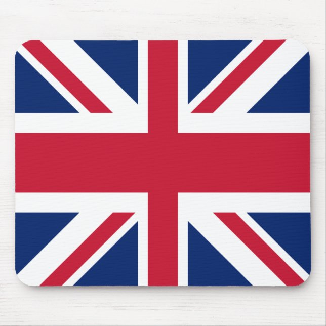 Union Jack Flag Mouse Pad (Front)