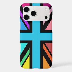 Union Jack/Flag Multicolored+Black Design iPhone 17 Pro Max Case