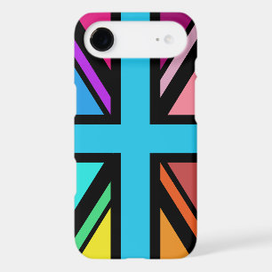 Union Jack/Flag Multicolored+Black Design iPhone 17 Air Case