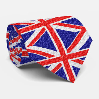 Union Jack Flag Neck Tie