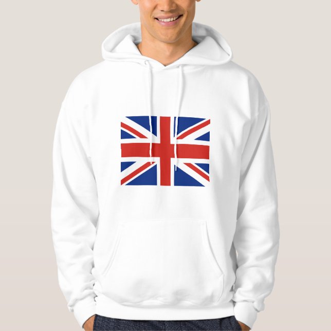 Union Jack - Flag of Great Britain Hoodie (Front)