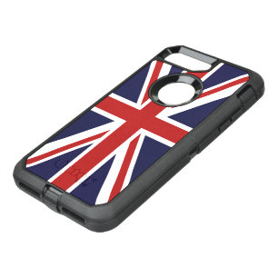 Union Jack Flag of Great Britain OtterBox Defender iPhone 8 Plus/7 Plus Case