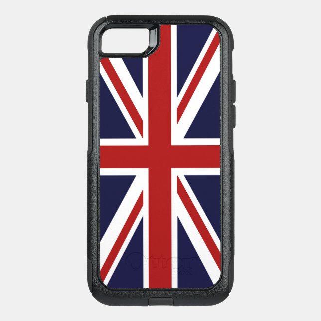 Union Jack Flag of Great Britain Otterbox iPhone Case (Back)