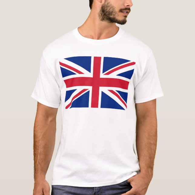 Union Jack flag of the UK - Authentic version T-Shirt (Front)