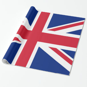 Union Jack flag of the UK - Authentic version Wrapping Paper
