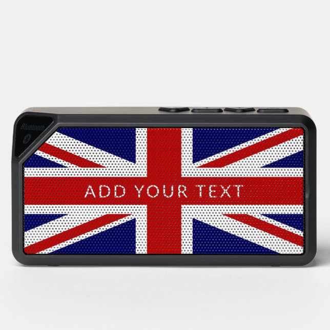 Union Jack Flag of the United Kingdom Bluetooth Speaker (Front)