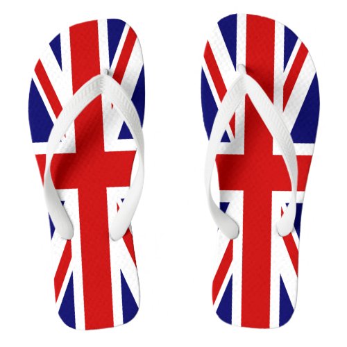 Union Jack Flag of the United Kingdom Flip Flops
