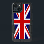 Union Jack Flag of the United Kingdom iPhone 13 Case<br><div class="desc">The Flag of United Kingdom of Great Britain and Northern Ireland is popularly called the Union Jack. The flag is comprised of a blue field with the red cross of Saint George (patron saint of England) edged in white superimposed on the diagonal red cross of Saint Patrick (patron saint of...</div>