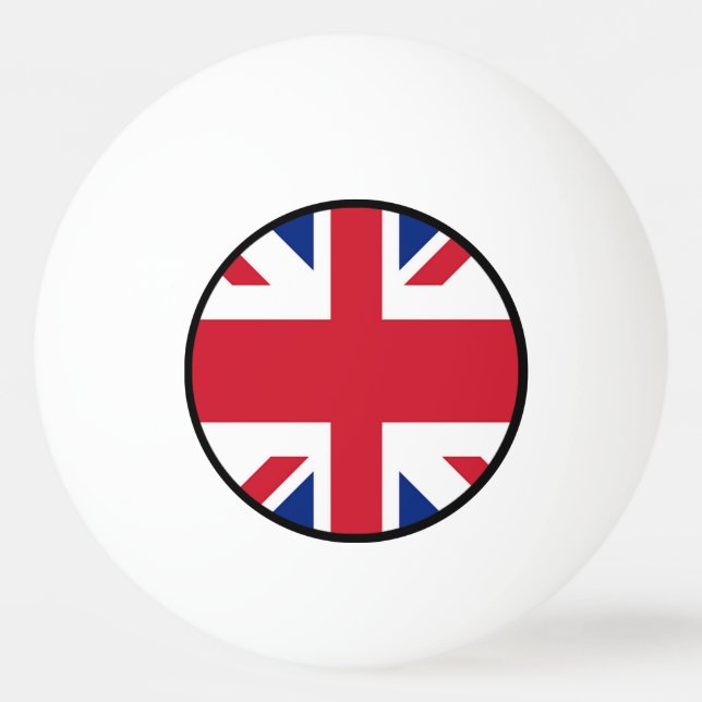 Union Jack - Flag of the United Kingdom Ping-Pong Ball (Back)