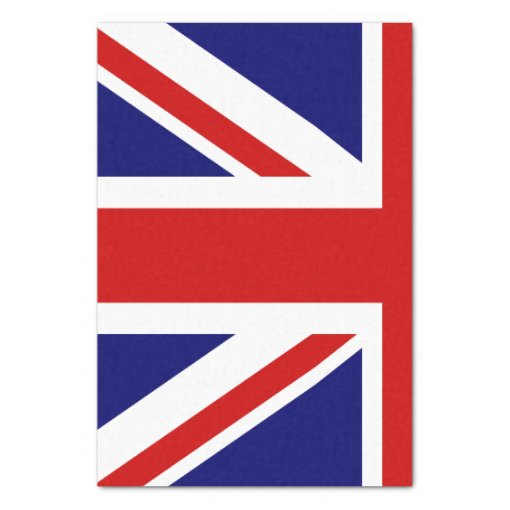 Union Jack Flag of the United Kingdom Tissue Paper | Zazzle