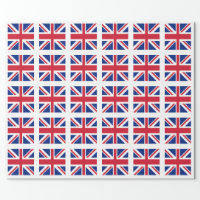 Union jack store wrapping paper