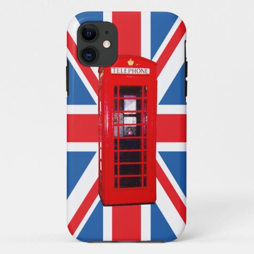 Union JackFlag  Phone Box Design iPhone 11 Case