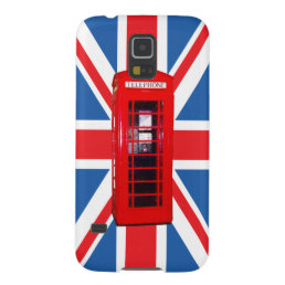 Union Jack/Flag &amp; Phone Box Design Galaxy S5 Cover