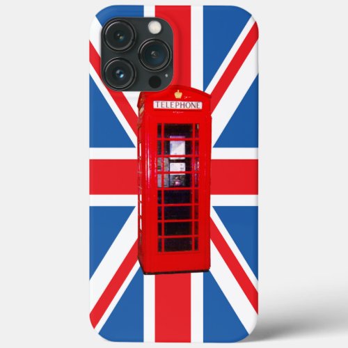 Union JackFlag  Red Phone Box Design Case_Mate i iPhone 13 Pro Max Case