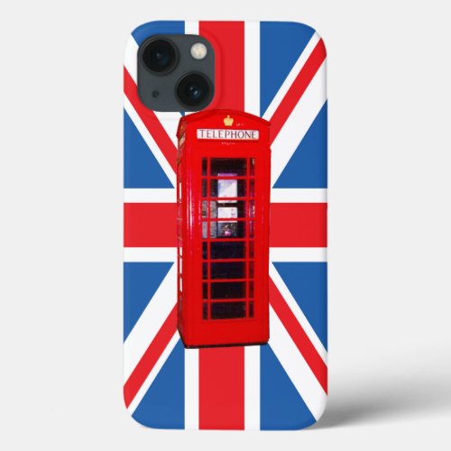 Union JackFlag  Red Phone Box Design Case_Mate i iPhone 13 Case