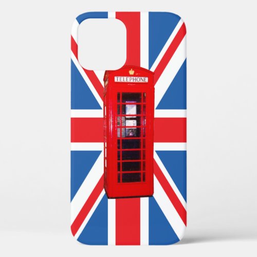 Union JackFlag  Red Phone Box Design Case_Mate i iPhone 12 Case