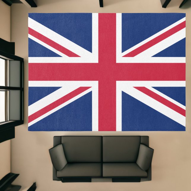 Union Jack Flag Rug (Insitu (Indoor 1))