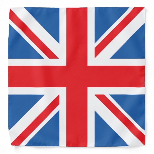 Union Jack/Flag Square Design Bandana (Front)