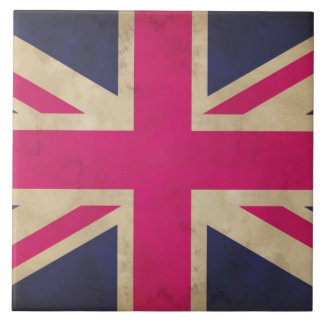 Union Jack Flag Tile/Trivet Ceramic Tile