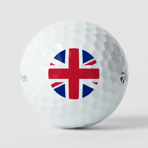 Union Jack Flag tmtp5 gbcnt Golf Balls