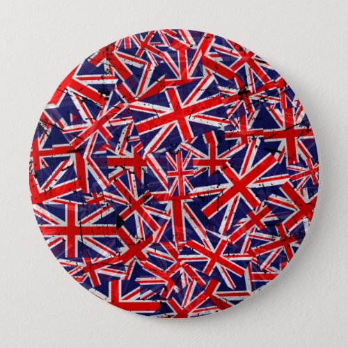 Union Jack Flag  UK Flag  British Flag    Button