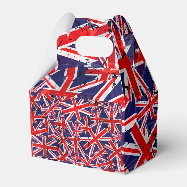 Union Jack Flag | UK Flag | British Flag |   Favor Boxes (Front Side)