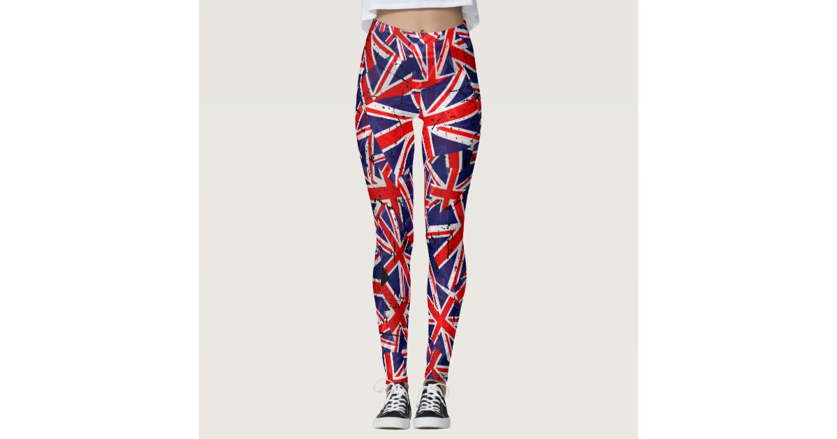 Union Jack Flag | UK Flag | British Flag | Leggings | Zazzle
