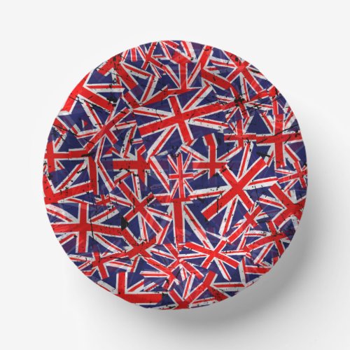 Union Jack Flag  UK Flag  British Flag   Paper Bowls