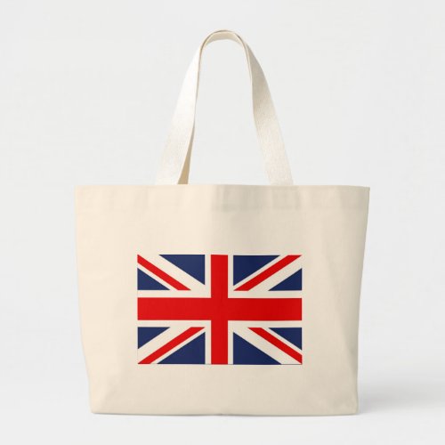 Union Jack Flag_United Kingdom Large Tote Bag