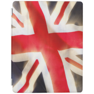 Union jack flag waving in the wind iPad smart cover