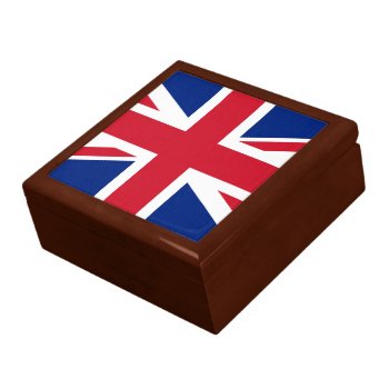 Union Jack Gift Box by Ladiebug at Zazzle