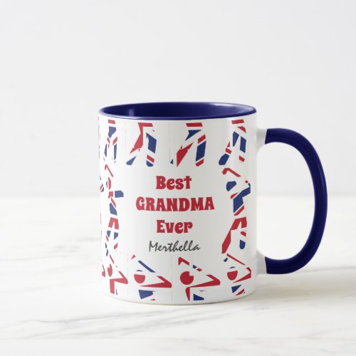 UNION JACK Golf  Best Grandma Ever Mug